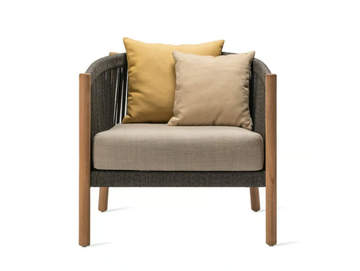 LENTO - Rope garden armchair with armrests by Vincent Sheppard - view 2